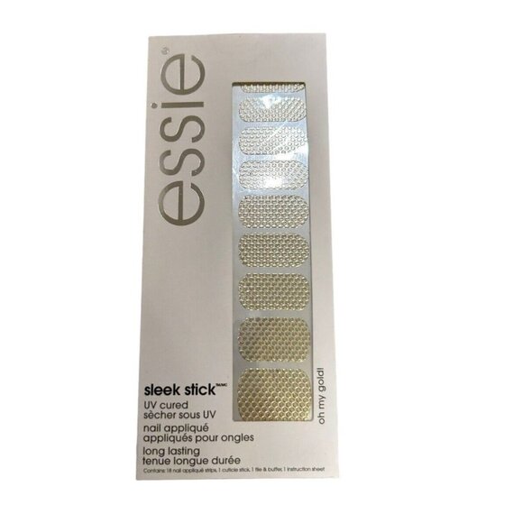 ESSIE Sleek Stick Nail Stickers #030 Oh My Gold! - Picture 1 of 6